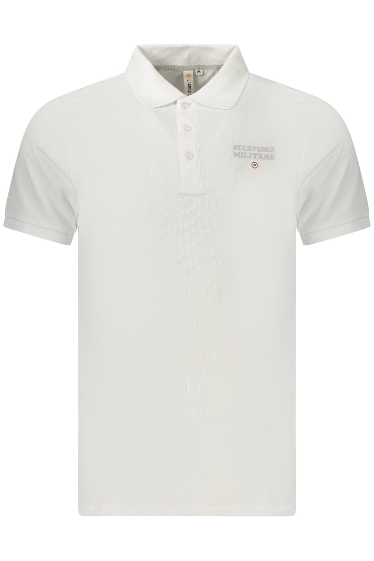 MILITARY ACADEMY MEN'S SHORT-SLEEVED POLO SHIRT, WHITE