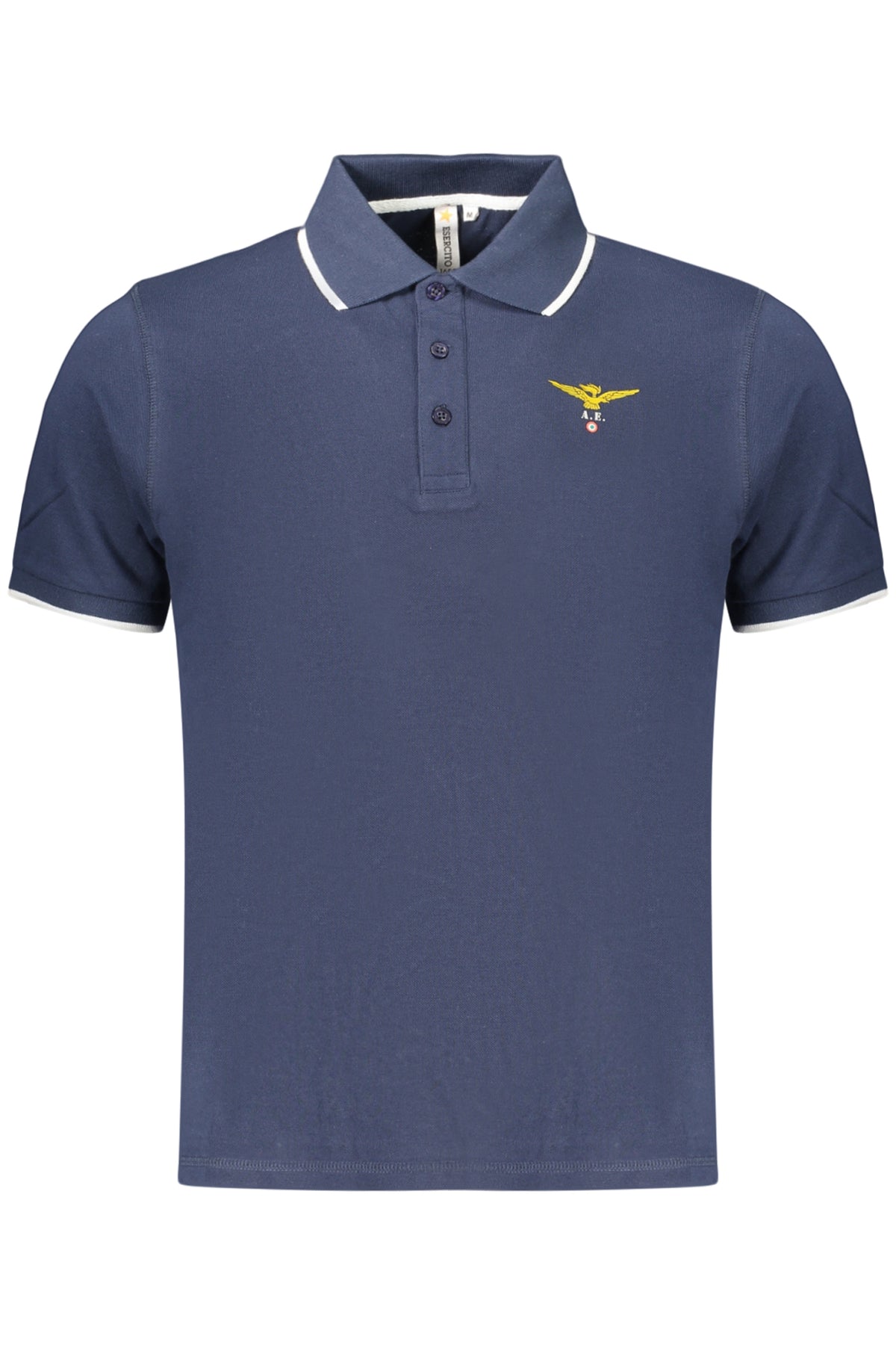 MILITARY ACADEMY MEN'S SHORT-SLEEVED POLO SHIRT, BLUE
