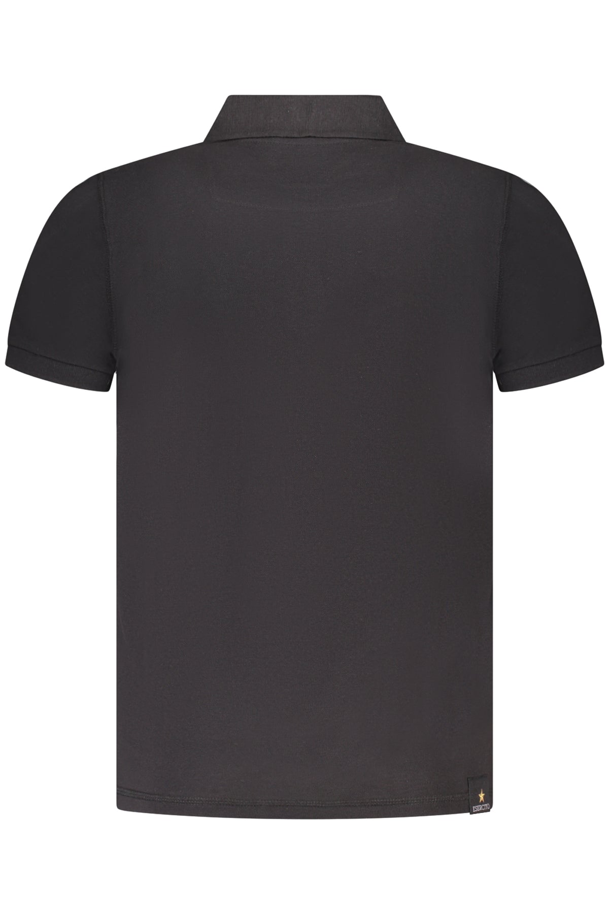 MILITARY ACADEMY BLACK MEN'S SHORT SLEEVE POLO