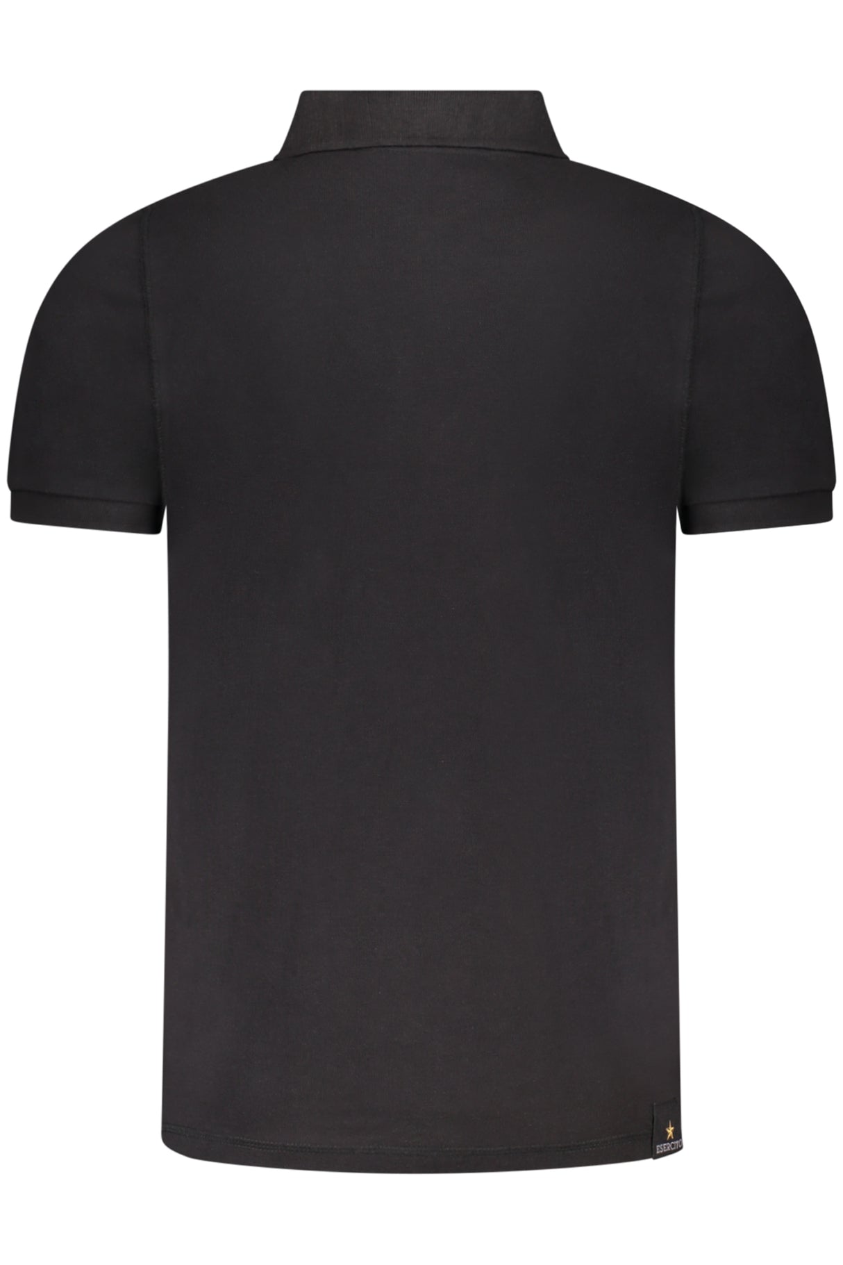 MILITARY ACADEMY BLACK MEN'S SHORT SLEEVE POLO