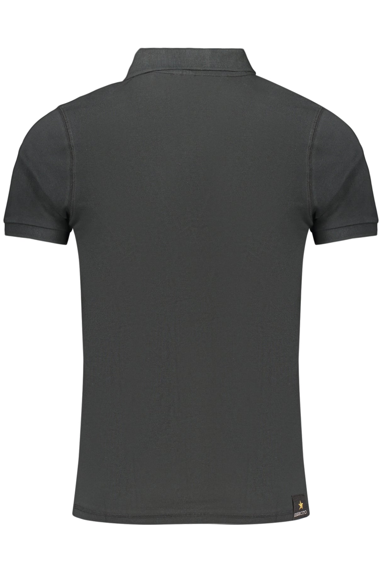MILITARY ACADEMY MEN'S BLACK SHORT-SLEEVE POLO SHIRT