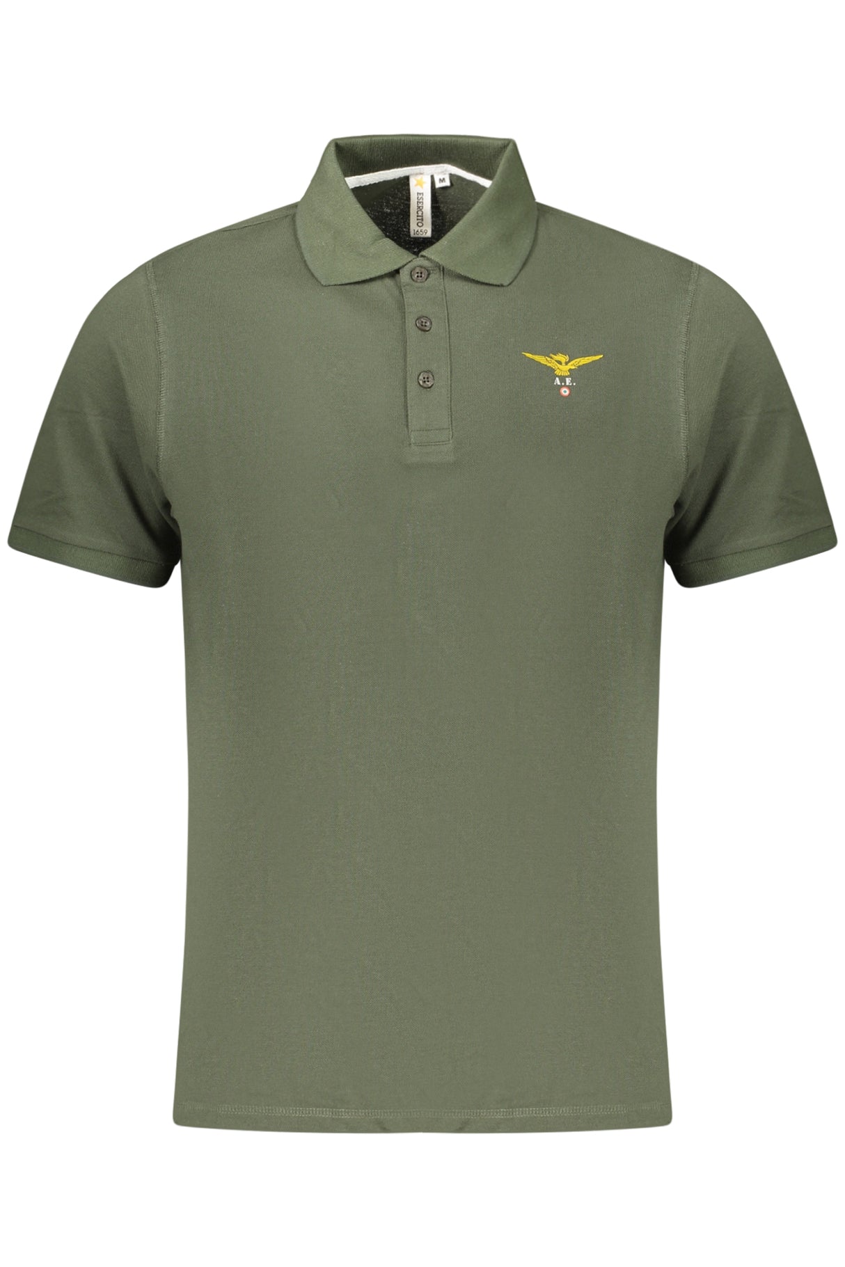 MILITARY ACADEMY MEN'S SHORT-SLEEVED POLO SHIRT, GREEN