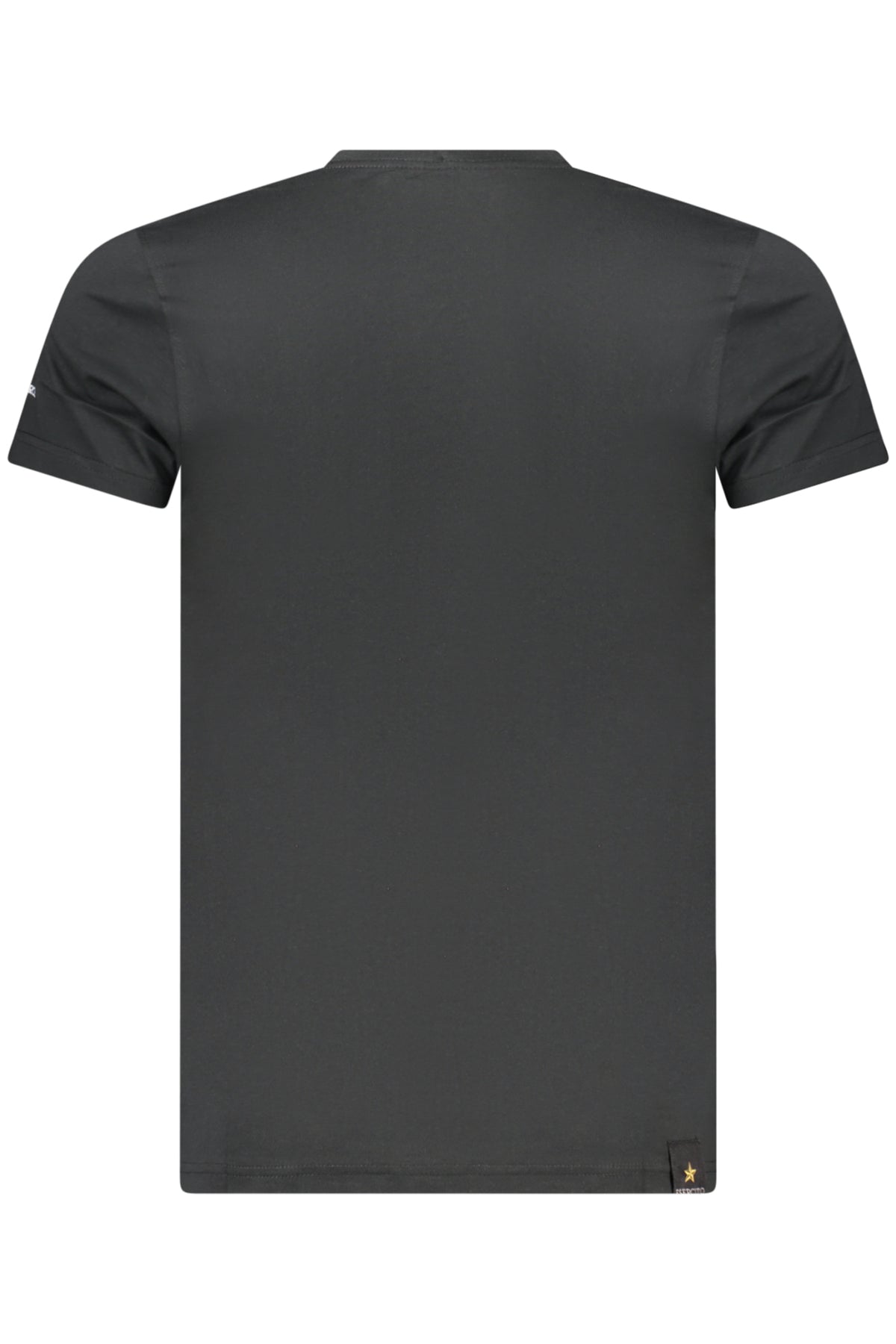 MILITARY ACADEMY MEN'S BLACK SHORT-SLEEVE T-SHIRT