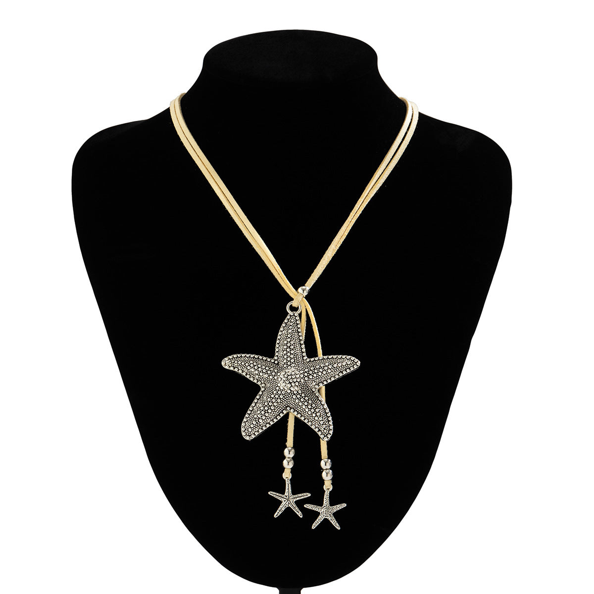 Bohemian Seashell Starfish Mermaid Necklace Accessory