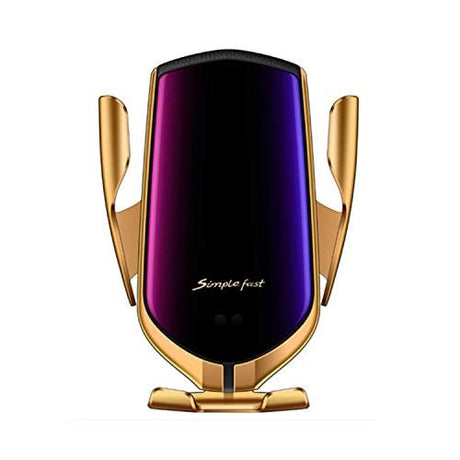 Alotoffamilybiz Car Wireless Charger (Gold): Wireless Car Charger Phone Mount - Power Up and Stay Connected on The Go!