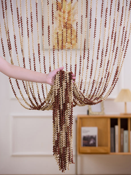 Multi-Color Threaded Curtain for Home Decor