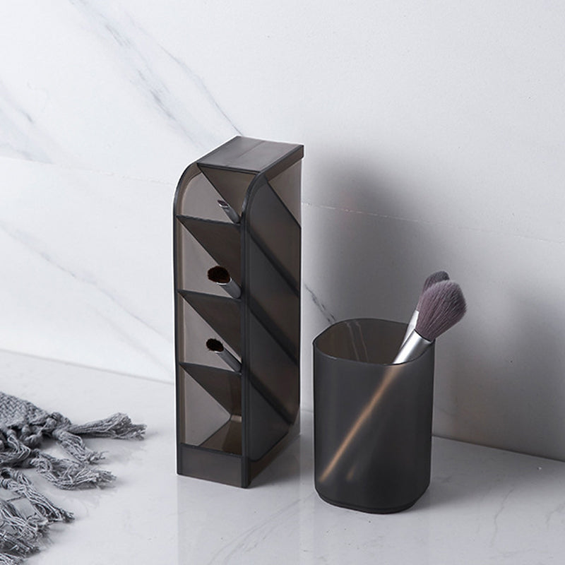 Multi-Functional Desk Organizer with Slanted Pen Holder