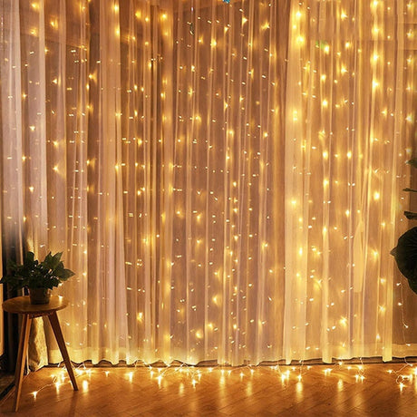 Rideaux lumineux de Noël