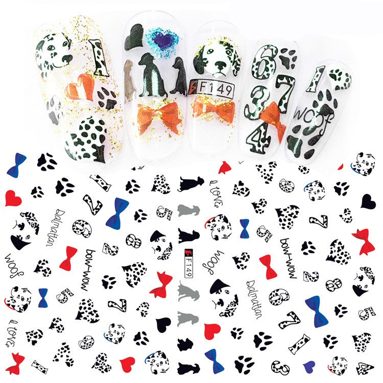 Adhesive Nail Decals for Creative Nail Art