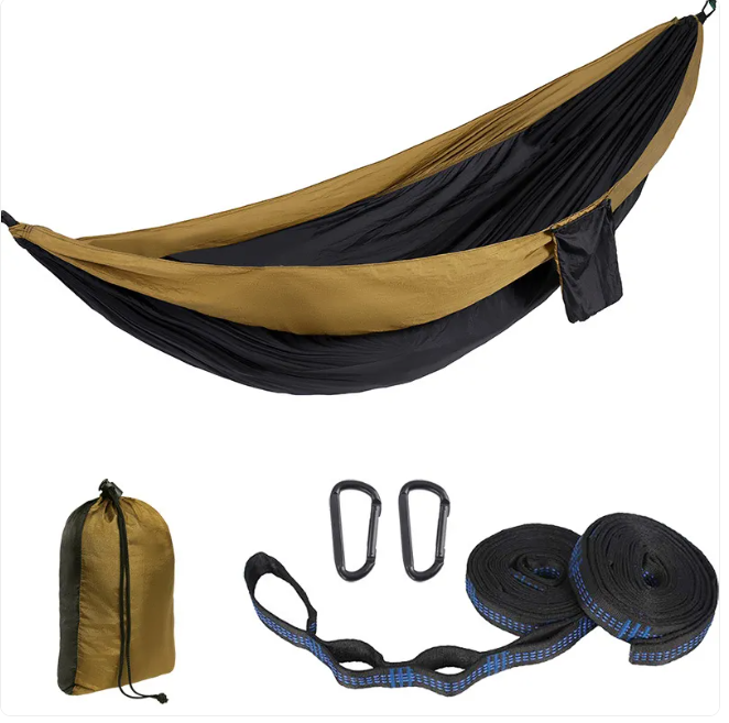 Outdoor Double Camping Hammock - 210T Parachute Nylon