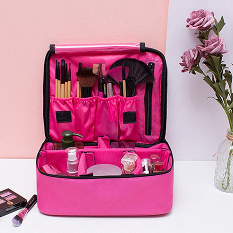 Large Capacity Portable Makeup Organizer Bag for Travel