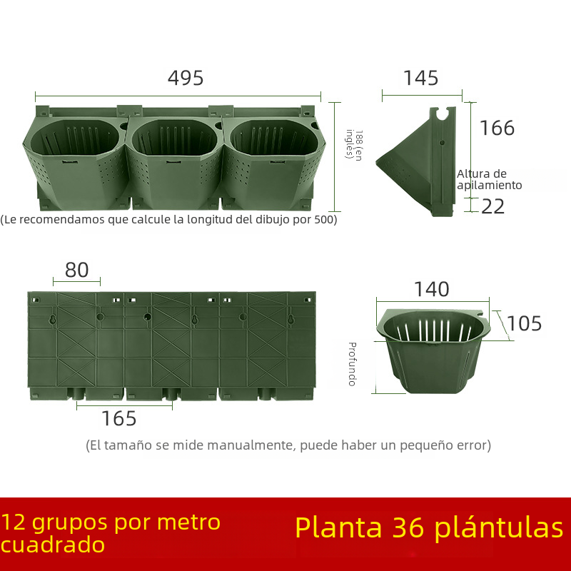 Wall-Mounted Planter for Vertical Greenery (Wholesale)