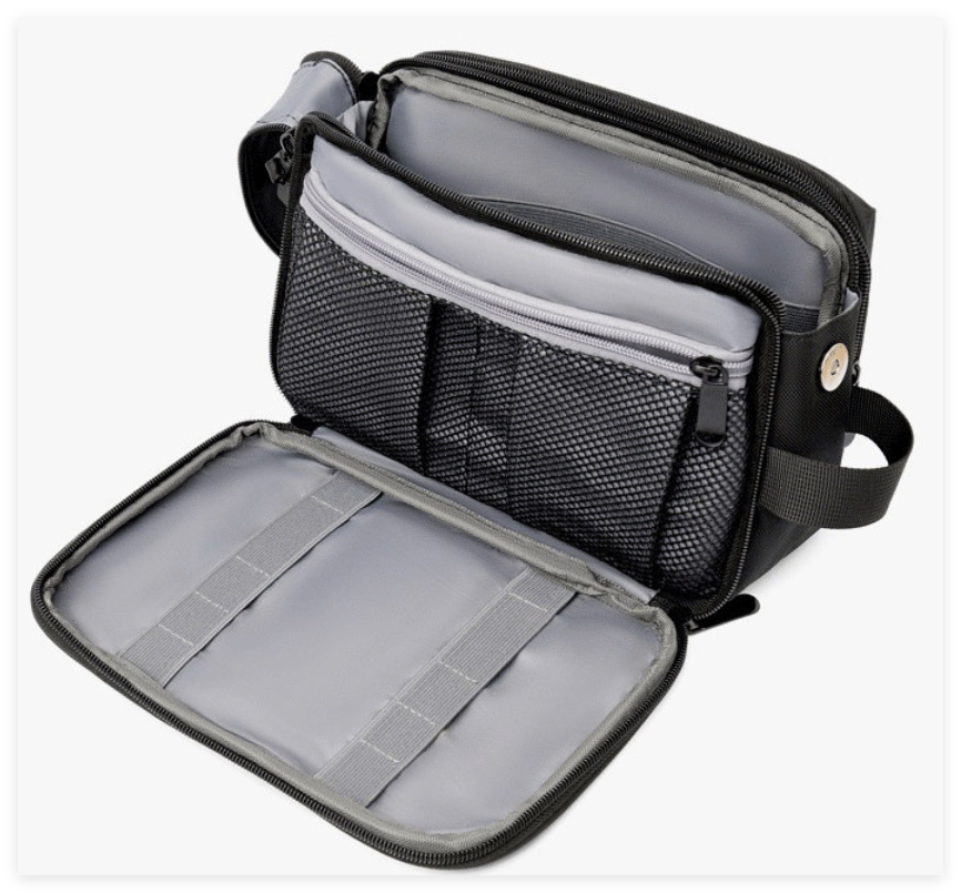 Double Compartment Organizer Travel Toiletry Bag (One)
