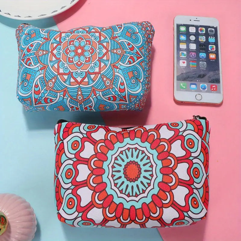 Vintage Waterproof PU Travel Makeup Cosmetic Bag Organizer
