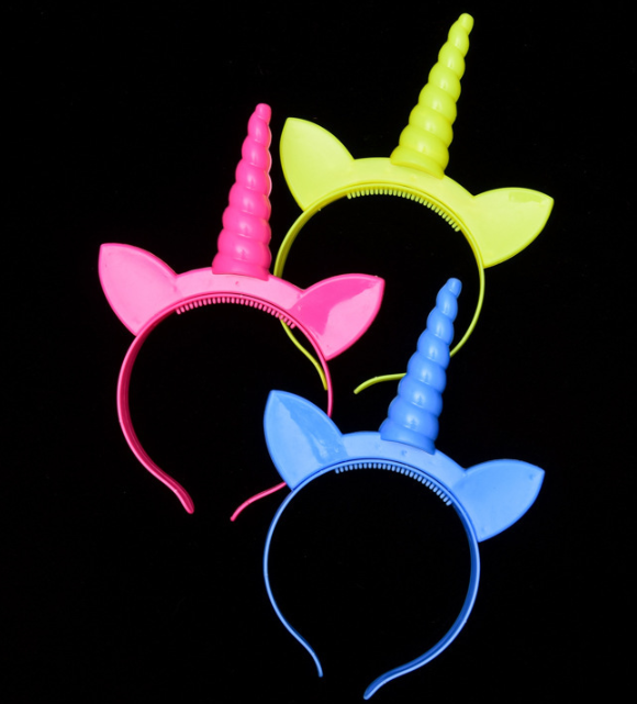 Glowing Unicorn Headband for Kids - Halloween Accessory