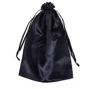 Premium Satin Drawstring Wig & Jewelry Organizer Bags (Set of 5)