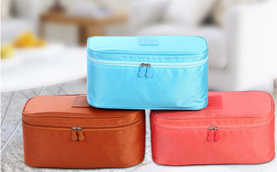 Underwear and Bra Organizer Bag for Travel and Toiletries
