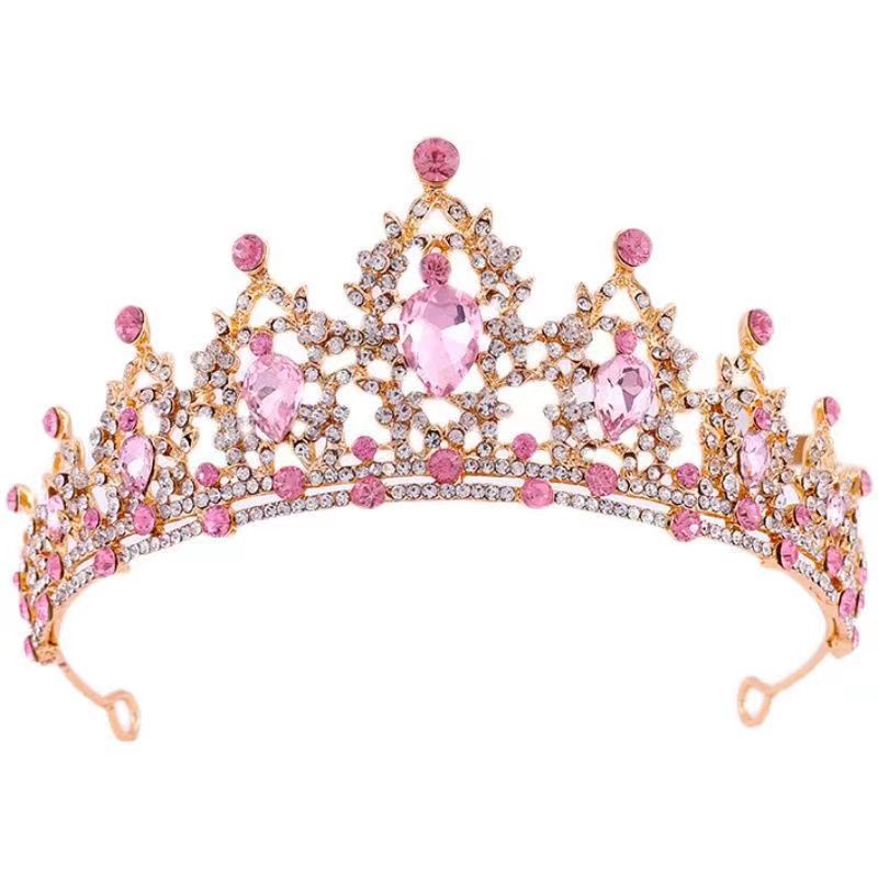 Luxury Rhinestone Bridal Crown Hair Accessory