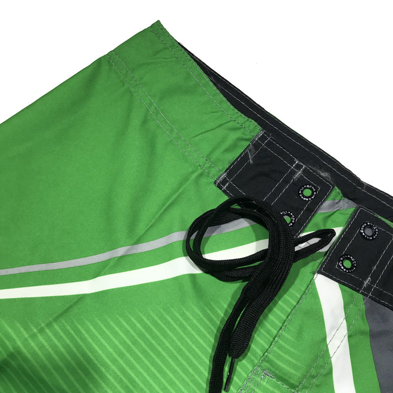 Green Quick Dry Summer Beach Surf & Swim Shorts