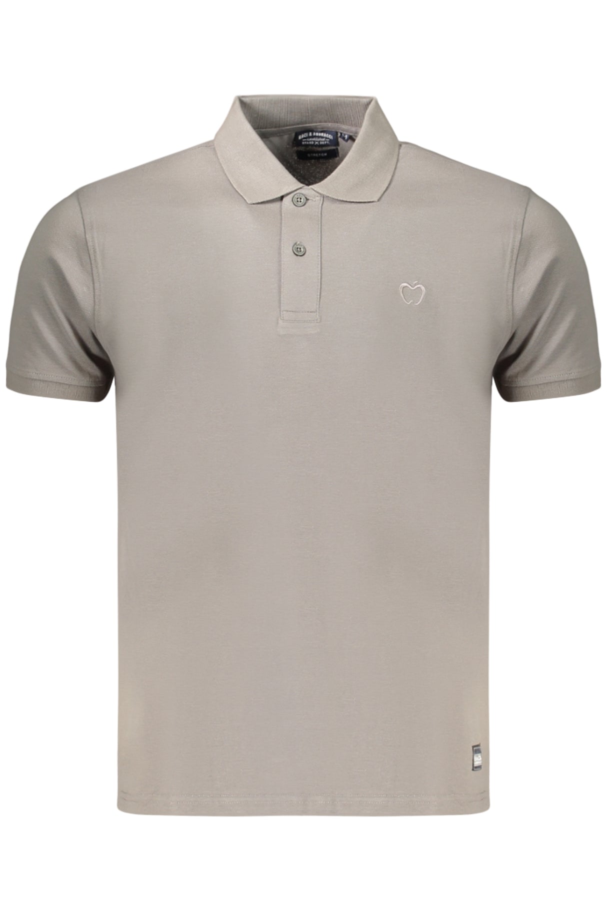 Kisses & Hugs Men's Grey Short-Sleeved Polo Shirt