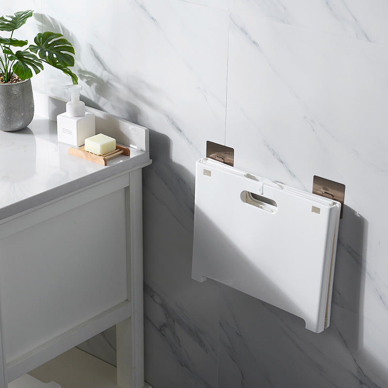 Wall-Mounted Laundry Basket with Multifunctional Storage