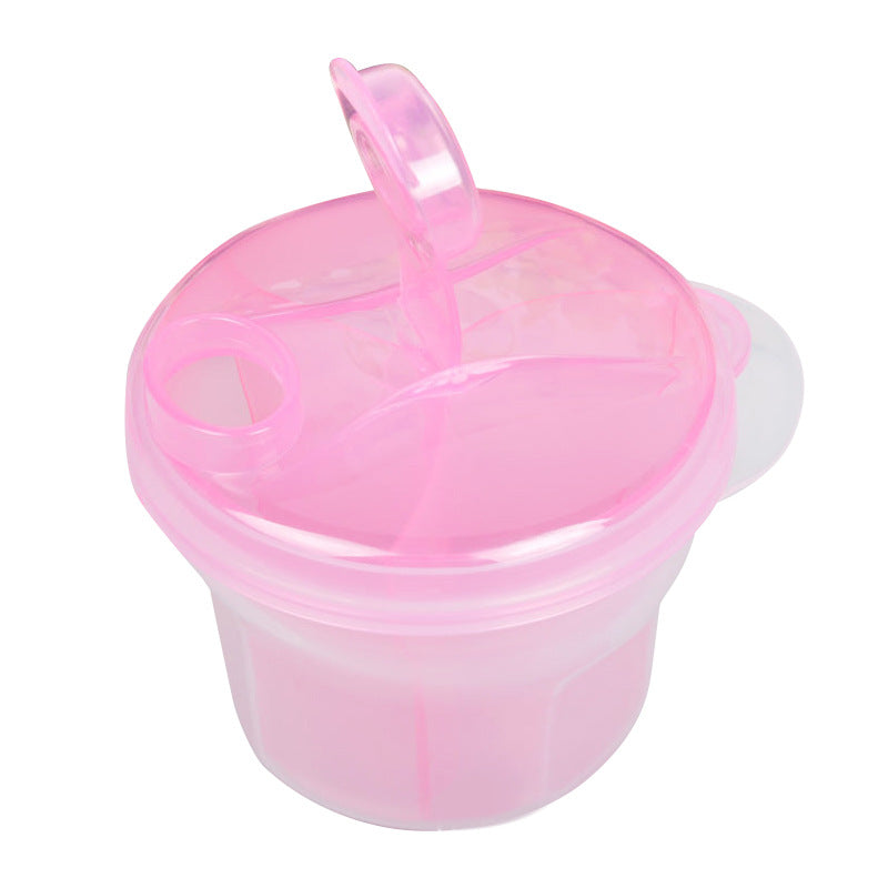 Portable Baby Formula Storage Container with 3 Compartments
