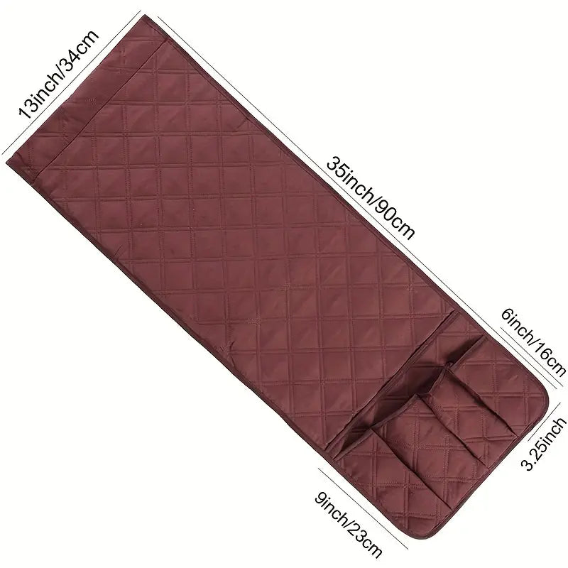 Bedside Storage Organizer Caddy for Remotes and Tablets