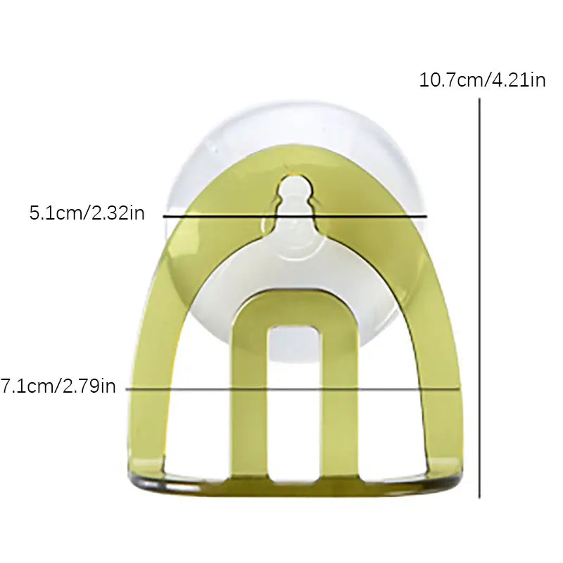 Suction Cup Sponge Rack for Kitchen Storage (1pc)