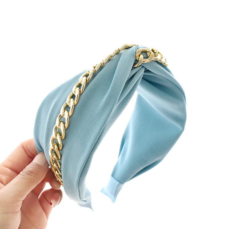 Fashion Chain Cross-Knotted Hair Accessory Headband