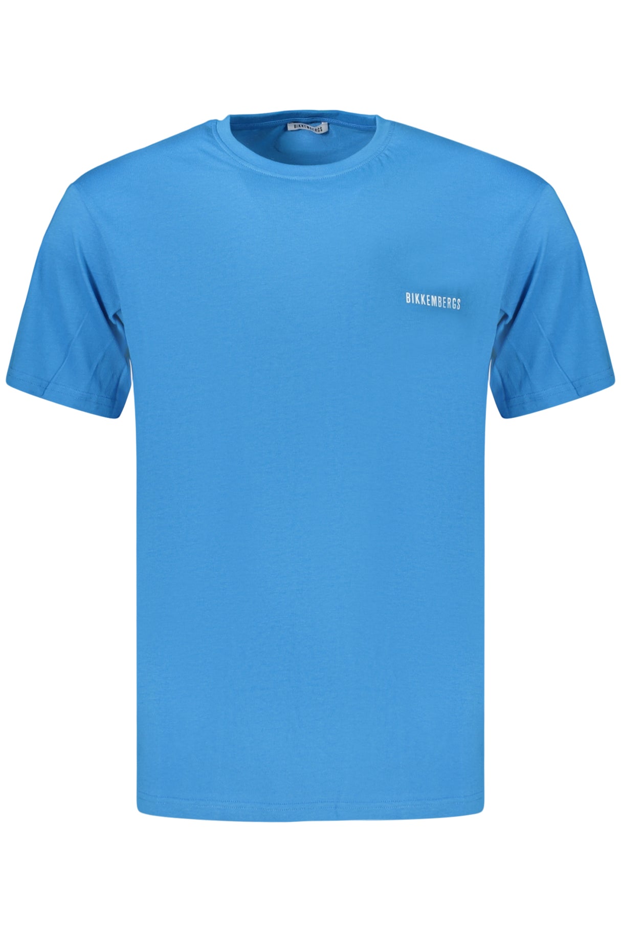 BIKKEMBERGS MEN'S SHORT-SLEEVED T-SHIRT, BLUE