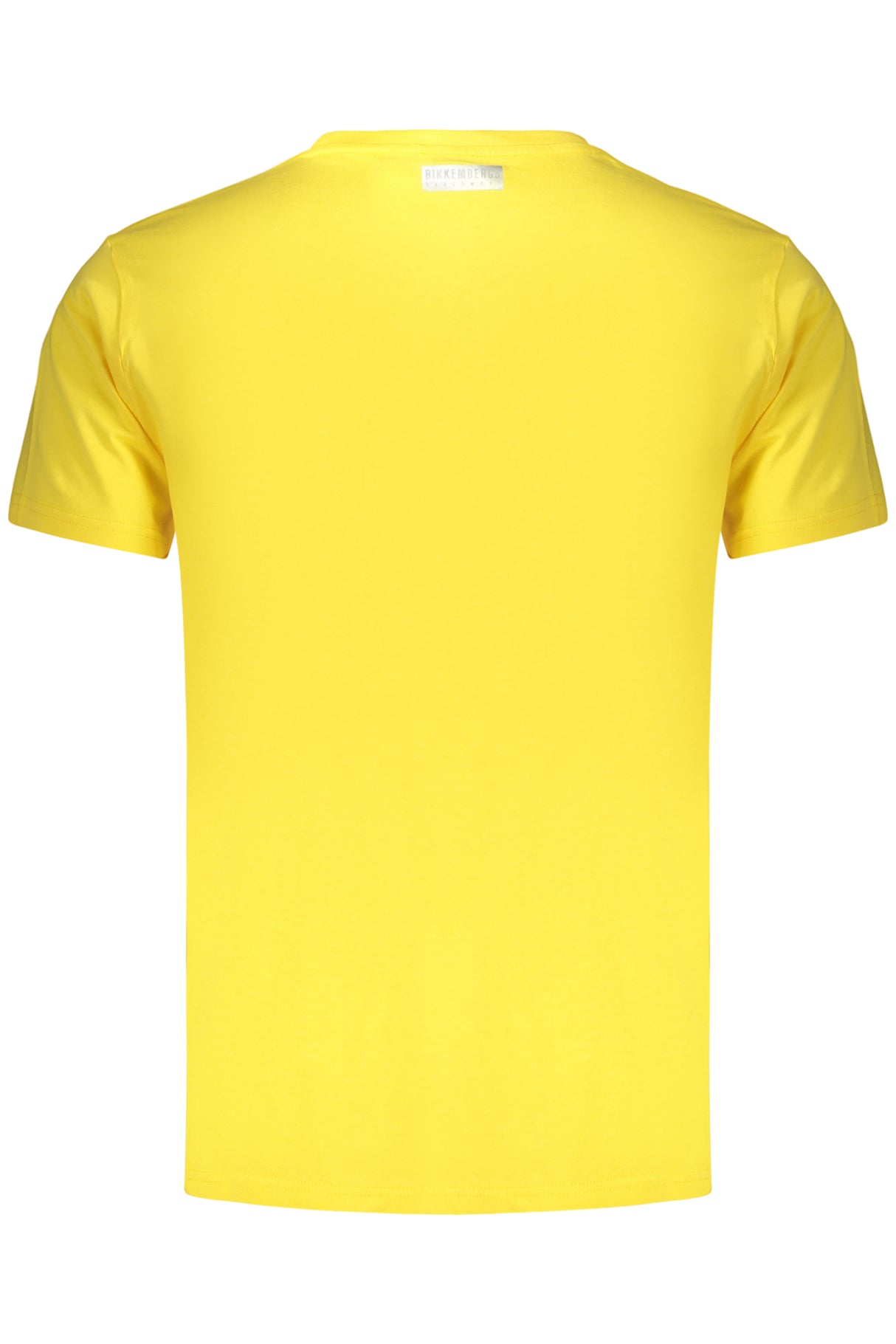 BIKKEMBERGS MEN'S SHORT-SLEEVED T-SHIRT YELLOW