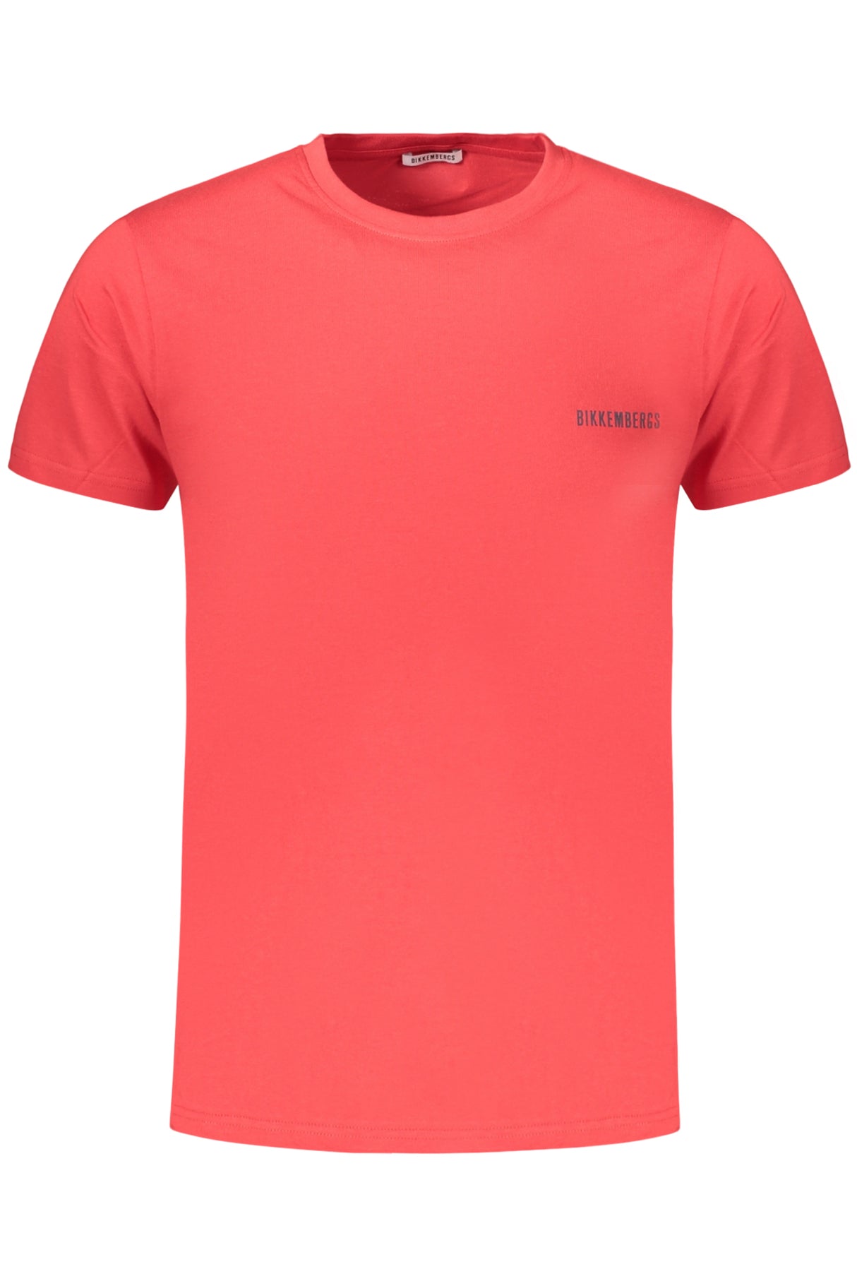 BIKKEMBERGS MEN'S SHORT-SLEEVED T-SHIRT, RED