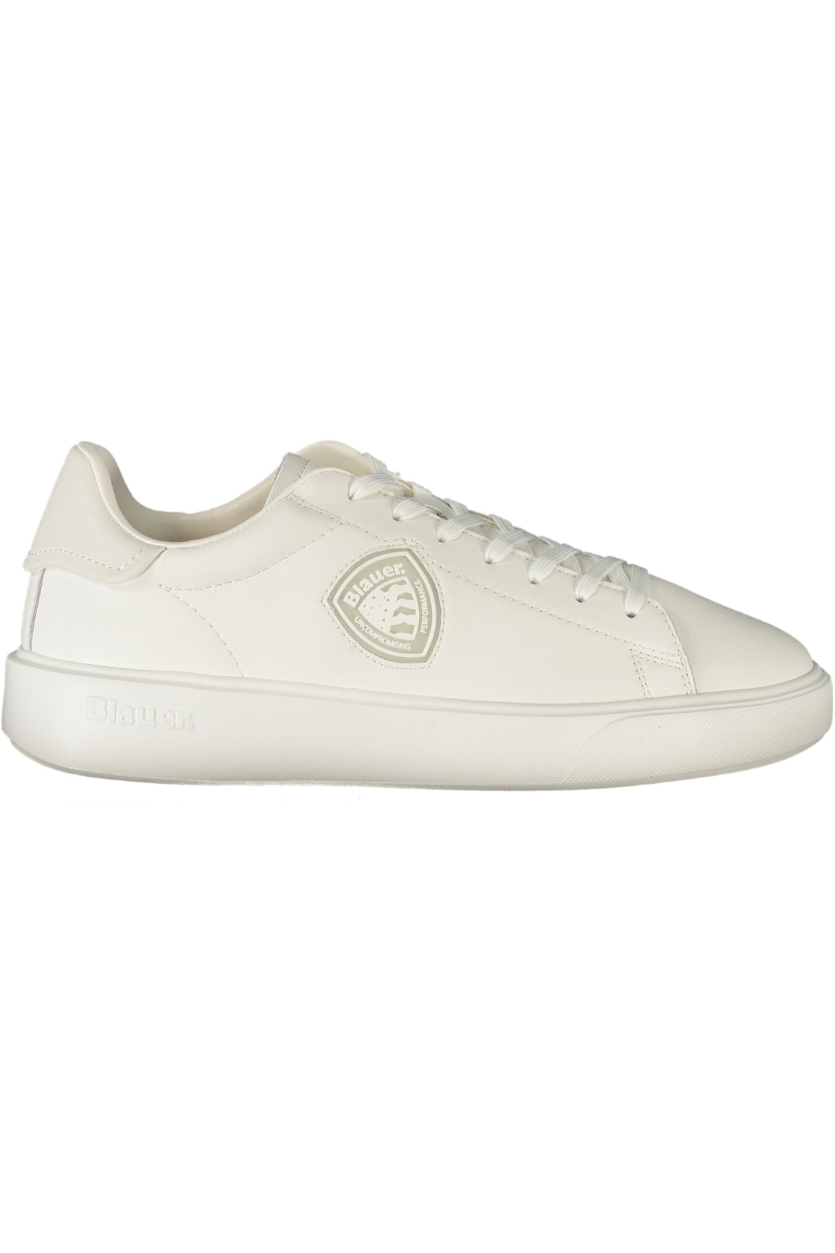 BLAUER MEN'S WHITE SPORTS SHOES