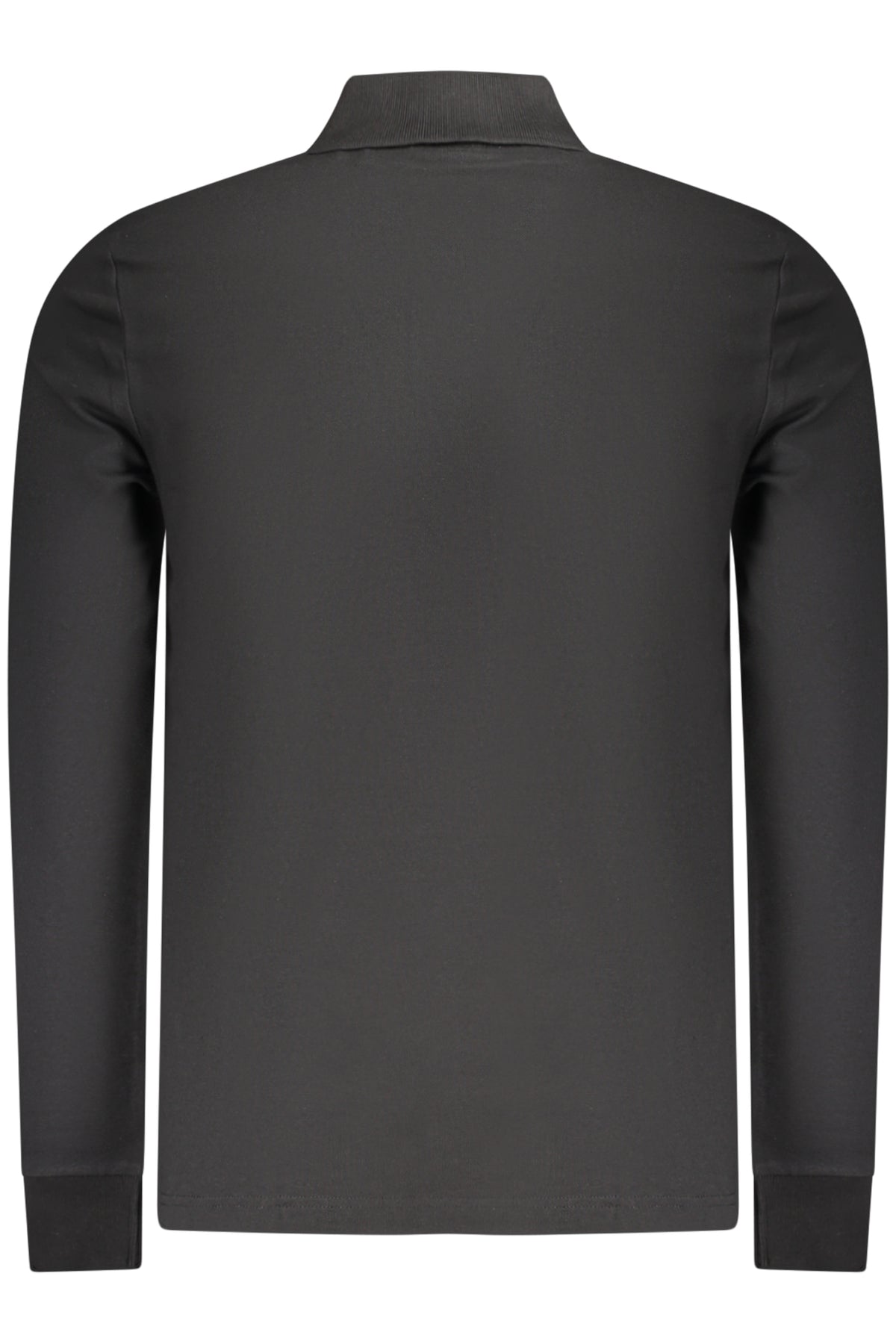 BOSS MEN'S LONG-SLEEVED POLO SHIRT BLACK