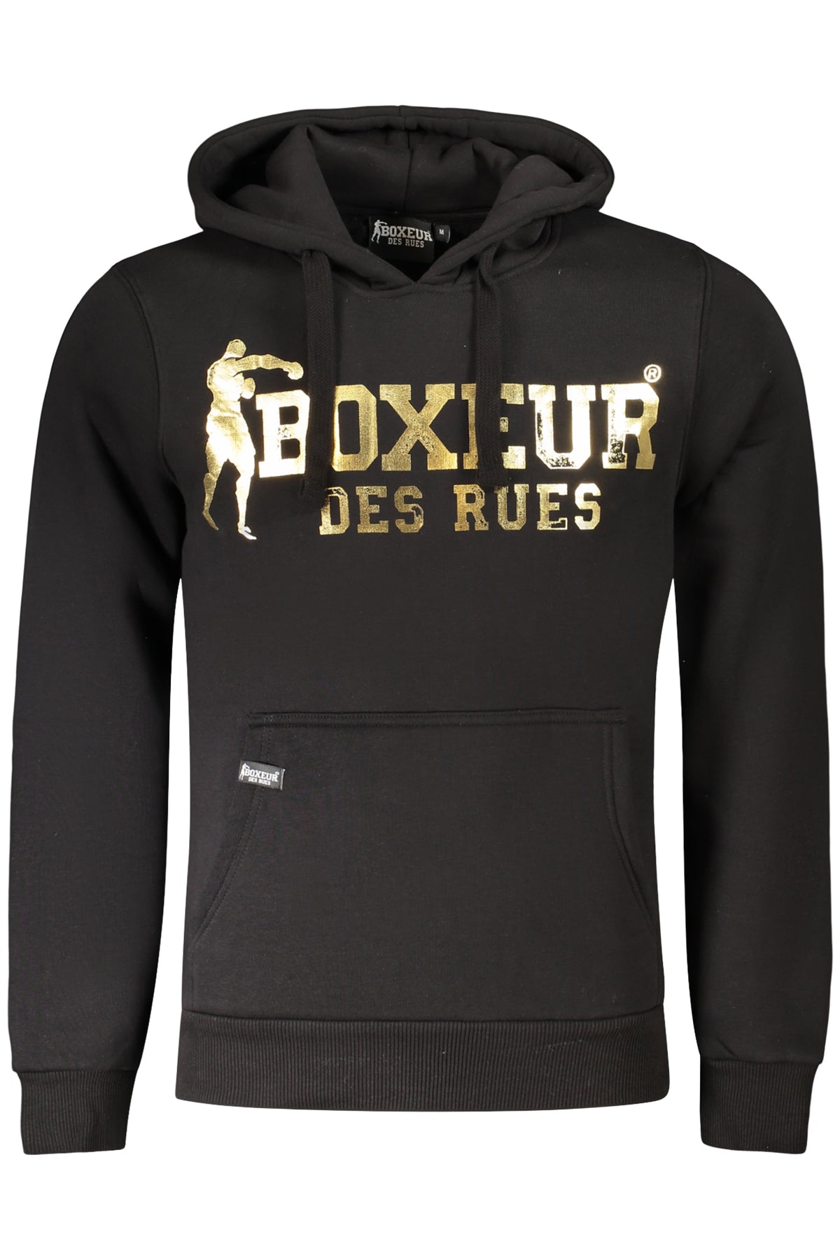BOXEUR DES RUES BLACK MEN'S ZIPLESS SWEATSHIRT