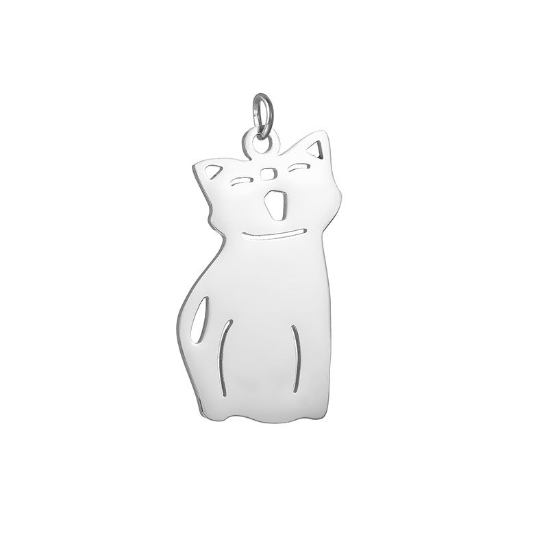 Polished Stainless Steel Pet Accessories for DIY Crafts