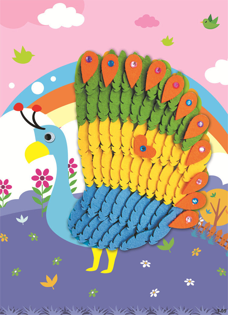 3D Stickers for Kids DIY Craft Educational Toy