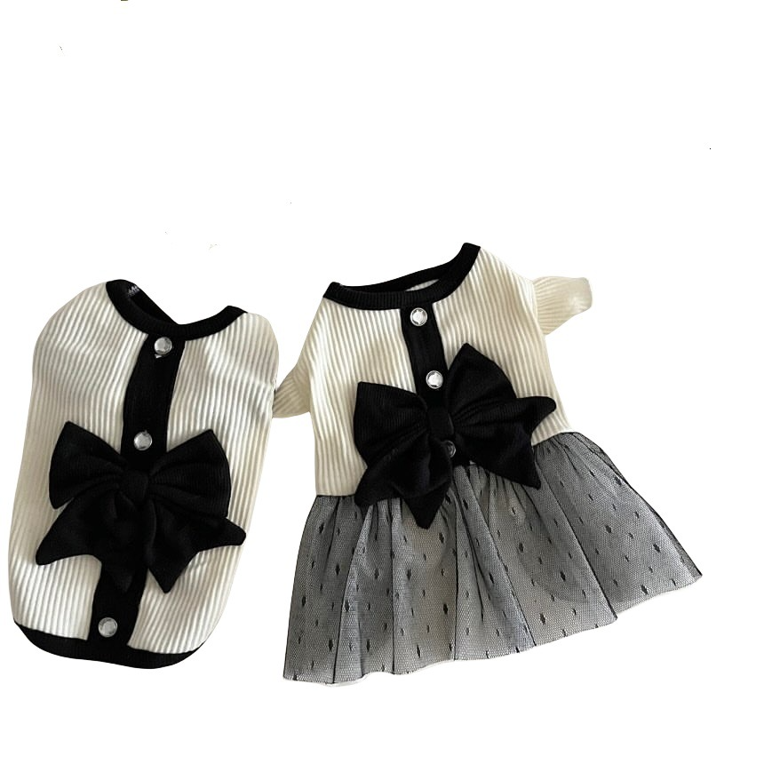 Pet Lace Bow Dress