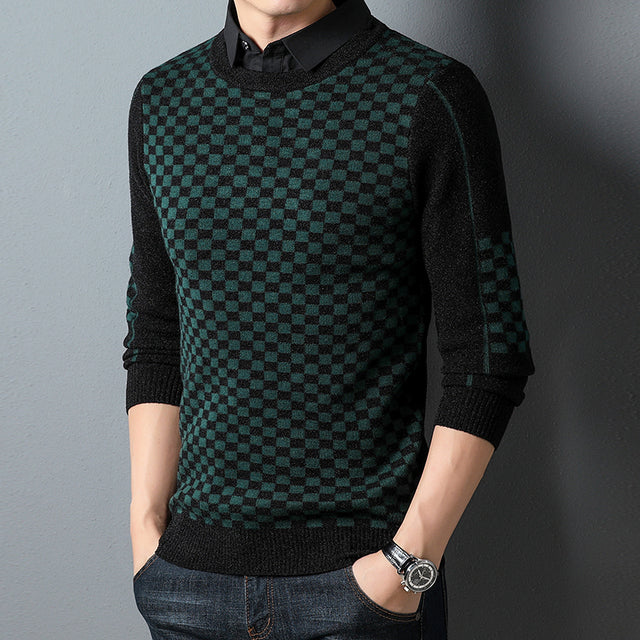 Trendy Casual Men's Knitwear for Autumn and Winter