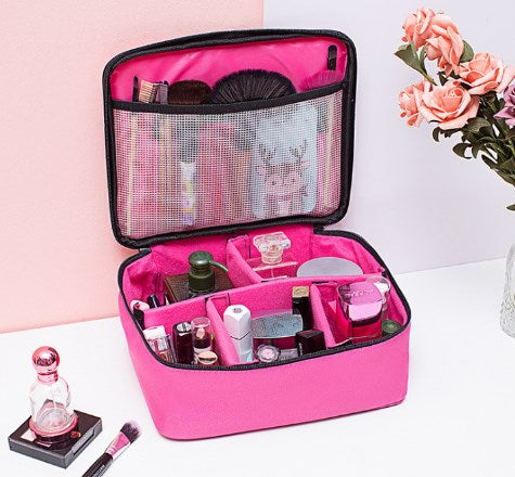 Large Capacity Portable Makeup Organizer Bag for Travel