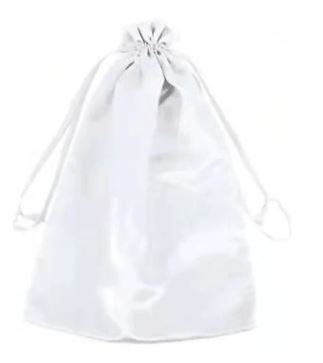Premium Satin Drawstring Wig & Jewelry Organizer Bags (Set of 5)