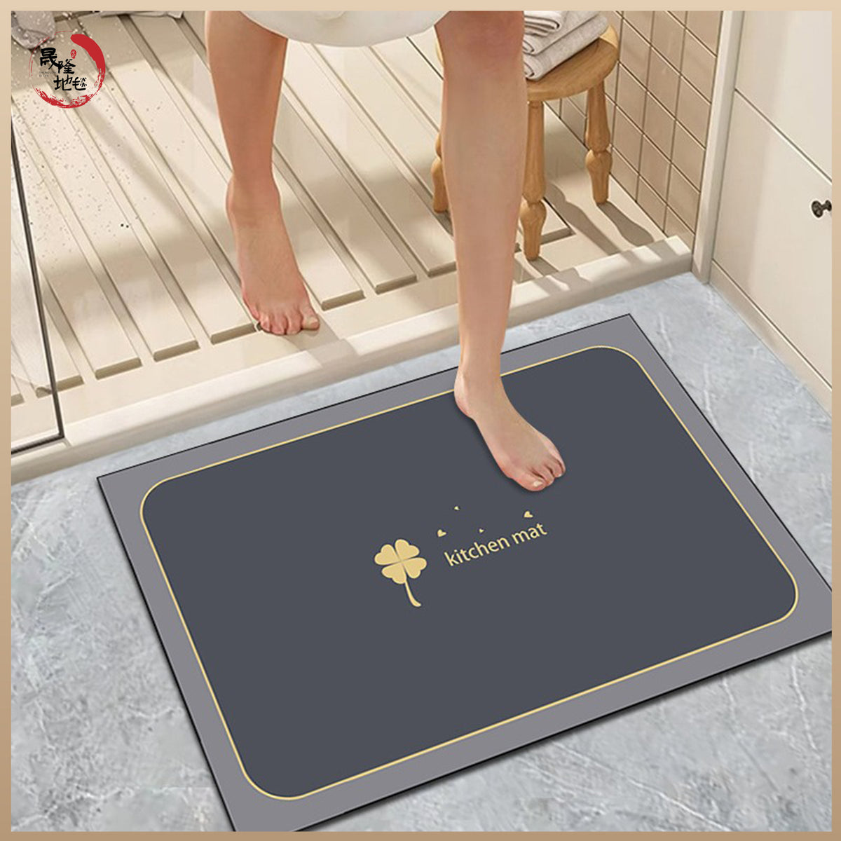 Soft Diatomite Water-Absorbent Bathroom Mat
