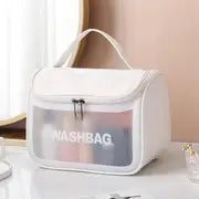 Translucent Portable Waterproof Toiletry Organizer Bag