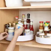 Rotatable Kitchen Storage Rack for Salt and Sauce