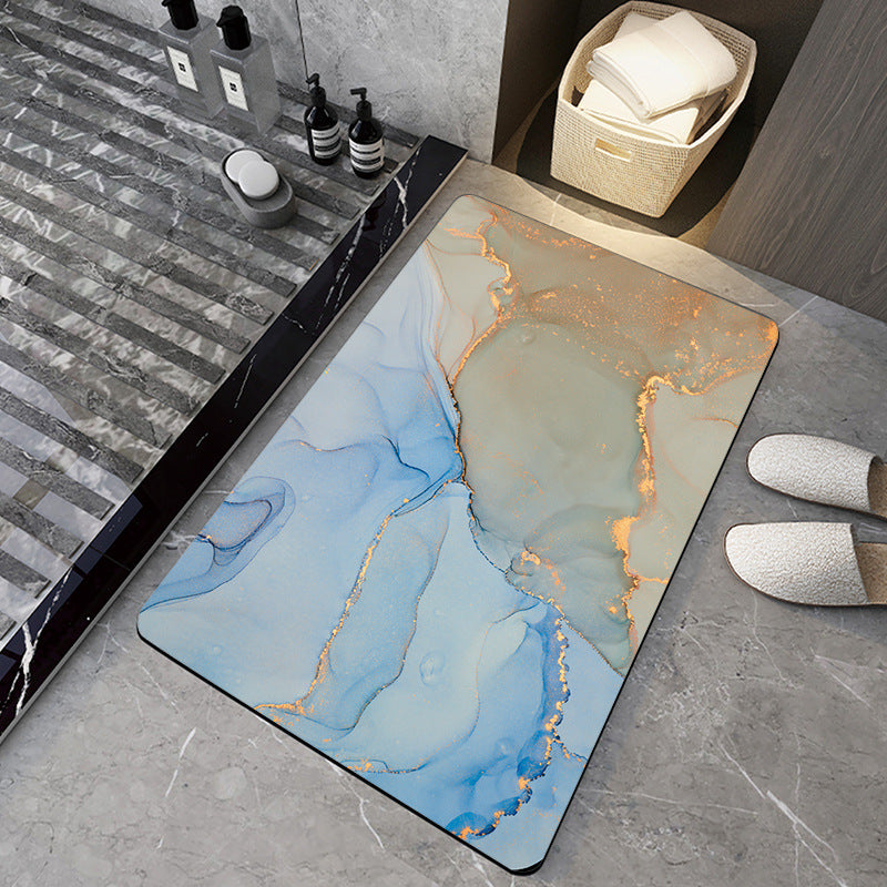 Bathroom Silicone Diatomaceous Water Absorbent Mat