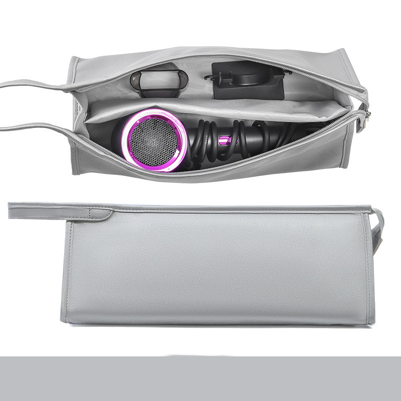 Travel Portable Hair Dryer Storage Bag – PU Organizer Case
