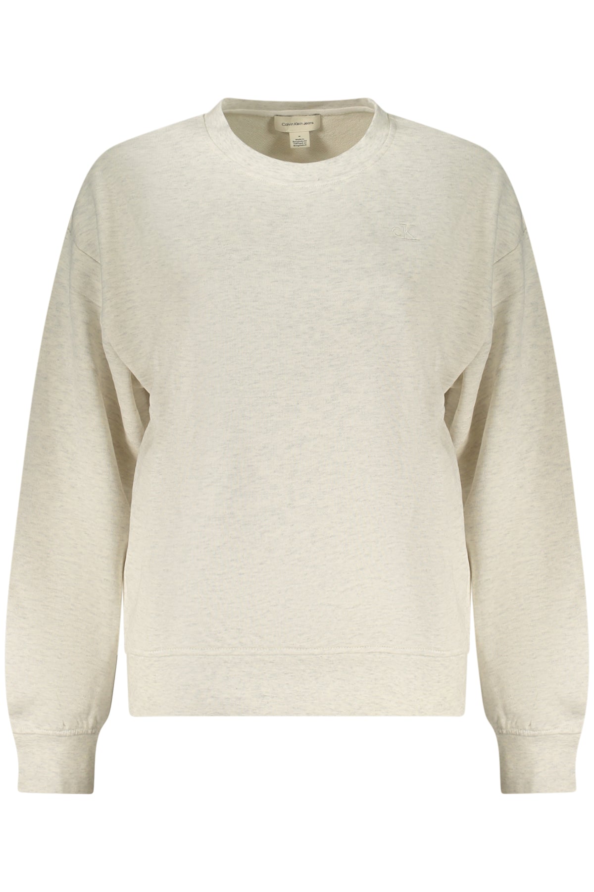 CALVIN KLEIN WOMEN'S GRAY ZIP-UP SWEATSHIRT