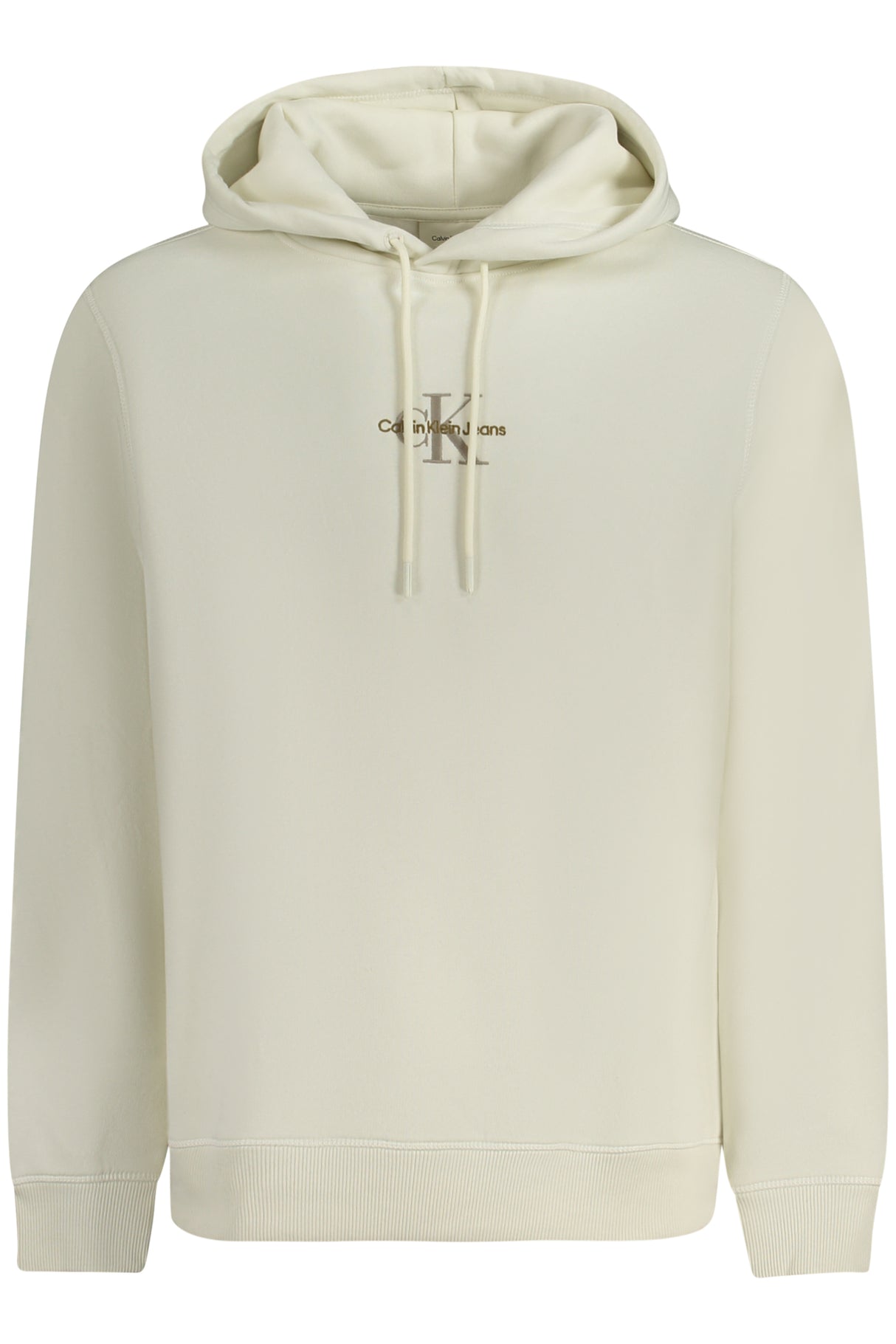 CALVIN KLEIN MEN'S ZIP-UP SWEATSHIRT WHITE