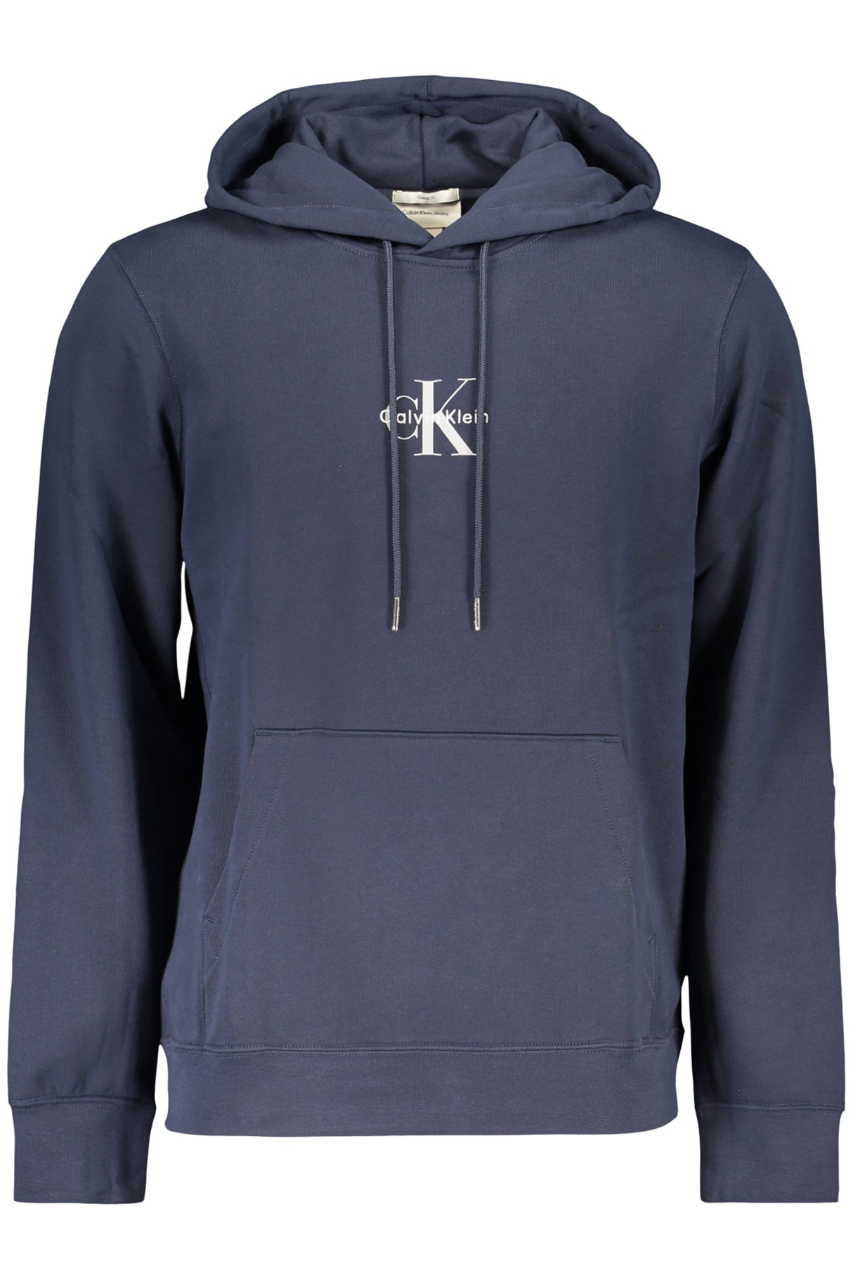 CALVIN KLEIN MEN'S BLUE ZIP-UP SWEATSHIRT