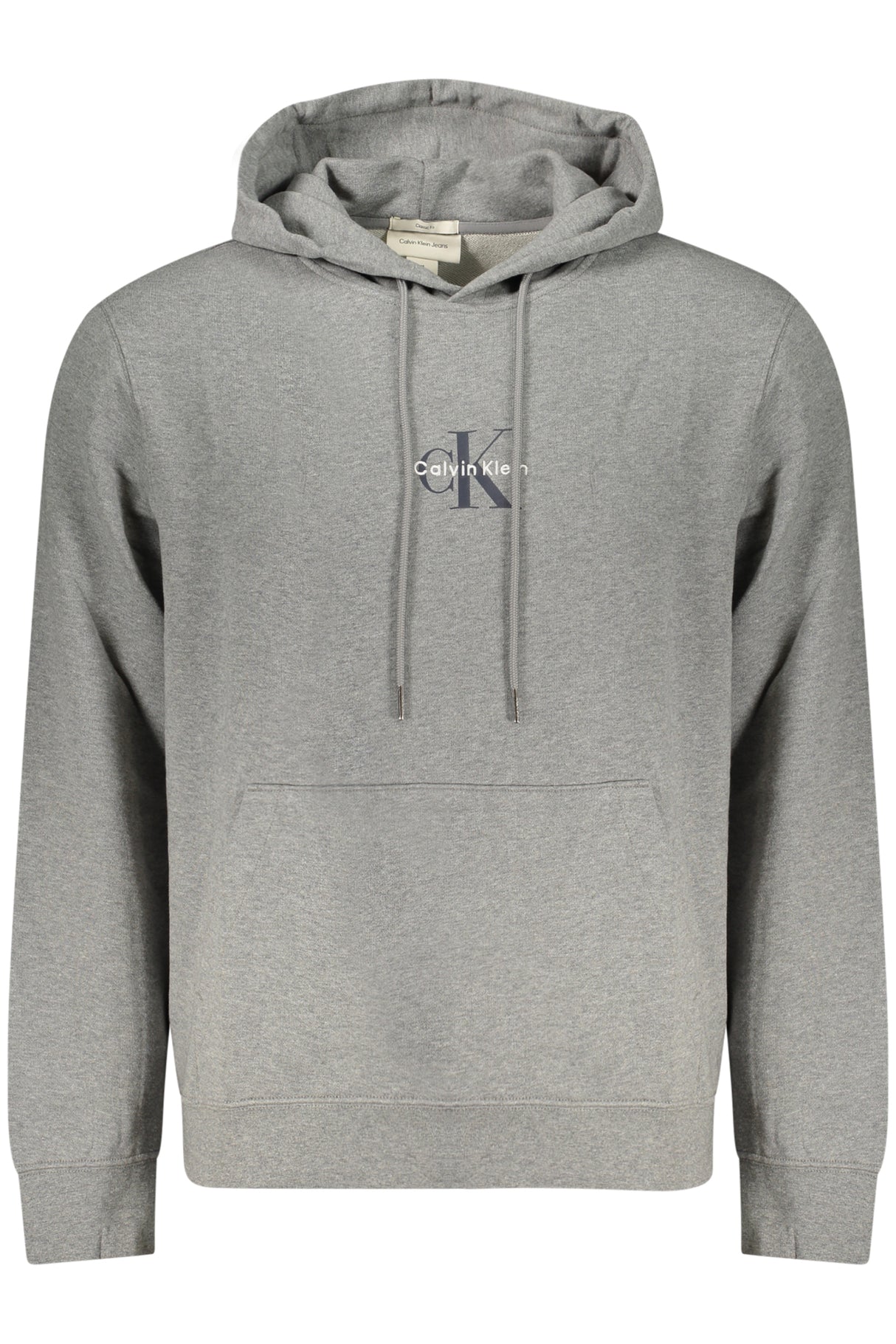 CALVIN KLEIN MEN'S GRAY ZIP-UP SWEATSHIRT